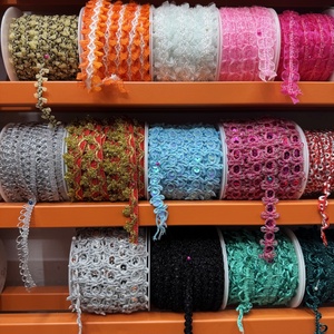 Erkoumi tùy chỉnh Polyester dệt bện <span class=keywords><strong>TRIM</strong></span> vải Gimp <span class=keywords><strong>TRIM</strong></span> ren Ribbon may rìa <span class=keywords><strong>TRIM</strong></span> đối với trang sức làm may quần áo - Product Image 6