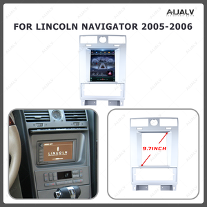 Aijia Écran tactile radio FM 9.7 pouces pour <span class=keywords><strong>LINCOLN</strong></span> <span class=keywords><strong>NAVIGATOR</strong></span> 2005-<span class=keywords><strong>2006</strong></span> Adapt to Auto MP4 MP5 GPS Carplay Navigation Frame Refitting - Product Image 6