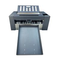 Plotter de corte de papel adhesivo A3 con diseño de doble cabezal, ajuste de hendido con rueda, soporte para cuchilla de corte y motor servo sin escobillas