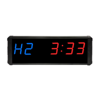 Jam Digital olahraga latihan Interval multifungsi waktu hitung mundur negara Fitness Gym LED terlaris
