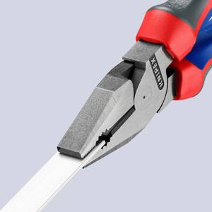 KNIPEX 02 02 200 SB Alicates universales tipo fuerte con mangos confortables atramentados en negro 200 mm - Product Image 3