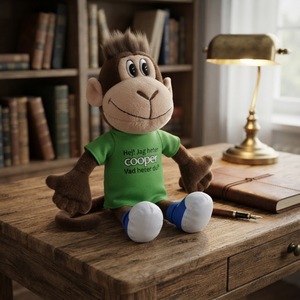 Produttore di Giocattoli in Peluche Personalizzati, <span class=keywords><strong>Scimmia</strong></span> di Peluche da 25cm Realizzata Secondo <span class=keywords><strong>Disegno</strong></span> o Foto - Product Image 2