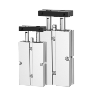 TN loạt Twin-Rod xi lanh đôi khí nén không khí xi lanh nhỏ khí nén <span class=keywords><strong>piston</strong></span> TN16/20 * 60x10x20x30x40x50x75x100x25s - Product Image 3