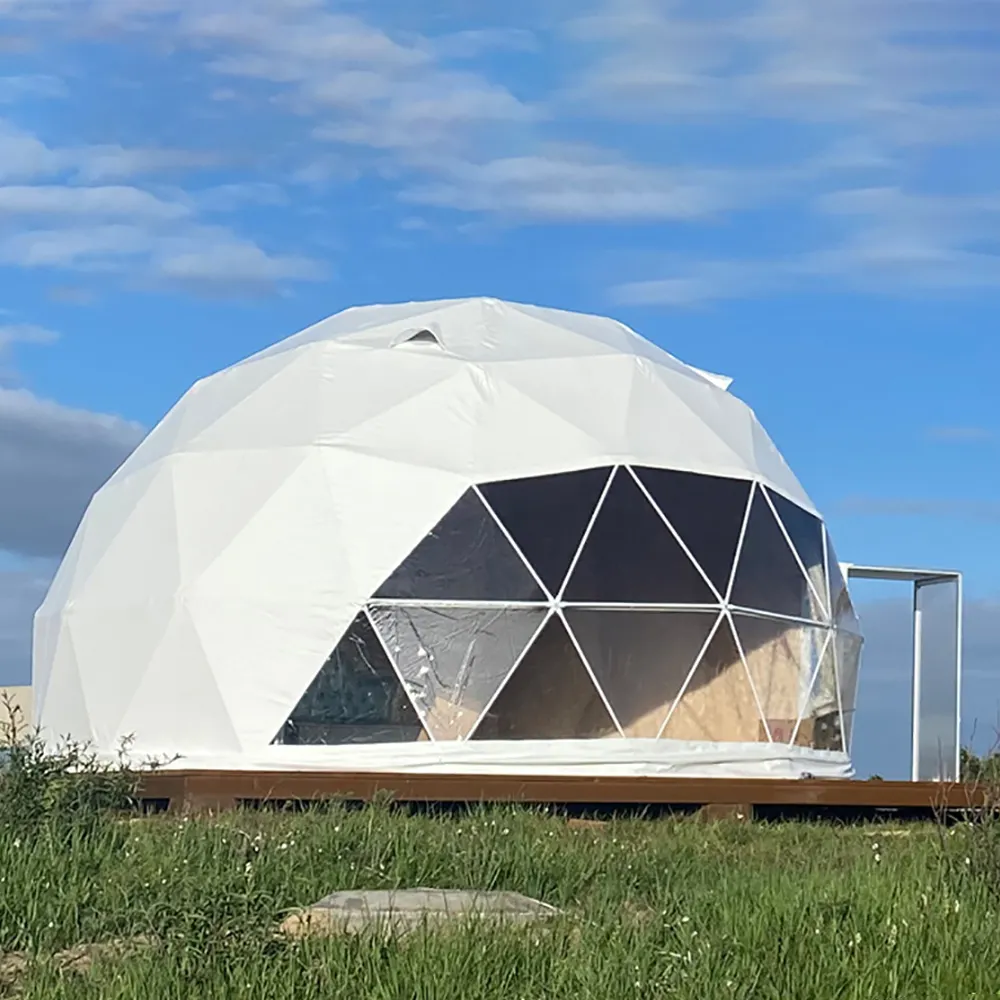 FEAMONT Outdoor Iglu Hotel Zelt Glamping 5 Meter Event Geodätisches Kuppel zelt Zum Verkauf