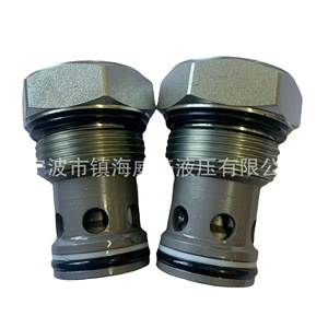 Vanne de retenue à cartouche filetée hydraulique CV16 20 en acier au carbone pour fluide huileux à température et pression normales - Product Image 1