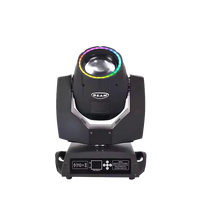 Professioneller 230W Beam Moving Head Scheinwerfer DMX512 14 Farben + Weiß IP20 Hoher CRI 95 Bühnenbeleuchtung für Nachtclub Bar DJ