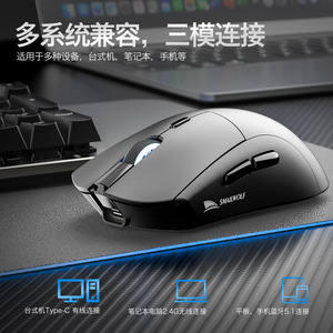 SmailWolf Gaming <b>Mouse</b> 20000Dpi 1000Hz <b>Wireless</b> Tri Mode <b>For</b> Pc <b>Laptop</b> - Product Image 3