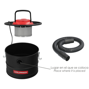 Tubo con lancia per aspiratore di cenere Wolfpack da 1200 Watt. 15 Litri (Codice 07010550) - Product Image 3