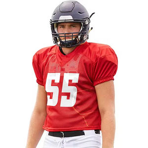 Vêtements d'équipe personnalisés en gros, maillot de rugby pour adultes, ensembles de pratique de football en mesh respirant - Product Image 1