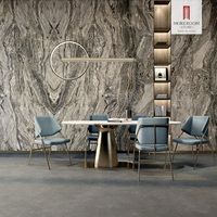 Dalles de pierre frittée aspect marbre, carreaux de porcelaine, marbre artificiel, revêtement mural extérieur moderne, carreaux de salle de bain, isolation thermique 5