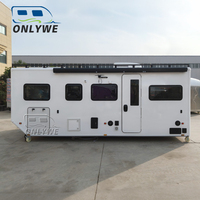 ONLYWE - Unité de camping-car pour camionnette légère en acier galvanisé, 4x4, tout-terrain, avec porte latérale pour les voyages en plein air