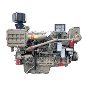 Terlaris 6 silinder 360kw air cooled engine yuchai inboard diesel mesin laut untuk memancing kapal