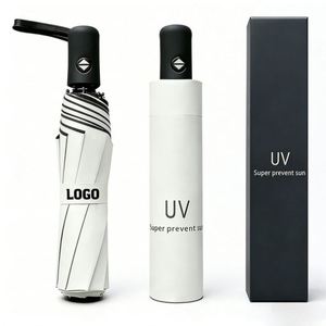 Paraguas Plegable de 3 Secciones con Protección UV, Resistente al Agua, con Logotipo Personalizado, para Regalos Empresariales Promocionales al por Mayor - Product Image 1