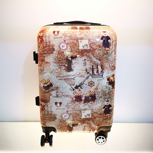 Set di Valigie di Lusso a 3 Pezzi, Resistenti e Semplici, Essenziali per Viaggi in Aeroporto, in Materiale PC Rigido, Logo Personalizzato, Ruote Girevoli, Antifurto - Product Image 6
