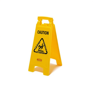 Segnale di Attenzione per Pavimento Giallo a 2 Lati, Avvertimento Antiscivolo, Segnale di Sicurezza Stradale - Product Image 2