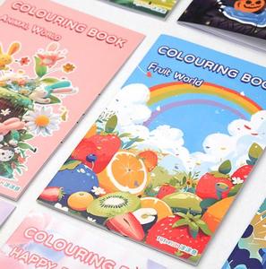 <span class=keywords><strong>Dibujos</strong></span> animados lindo transfronterizo Halloween Navidad cumpleaños libro <span class=keywords><strong>para</strong></span> <span class=keywords><strong>colorear</strong></span> cubierta de papel impreso con 60 hojas páginas interiores - Product Image 5