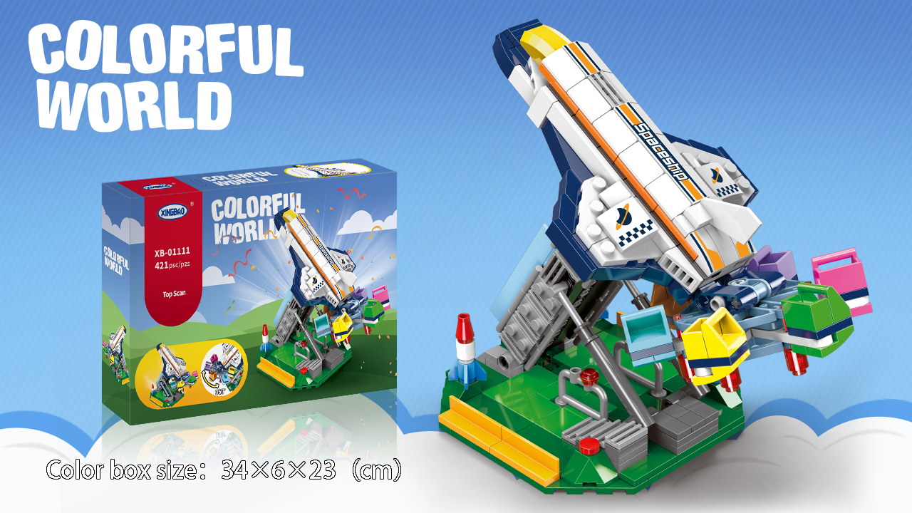 Xingbao 01111 Colorful World City Amusement Park Equipment