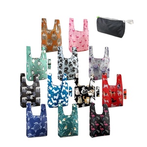 Bolsas de Compras Reutilizables <span class=keywords><strong>BeeGreen</strong></span>, Plegables, con Estampado Animal, Paquete de 12, Resistentes, Lavables, con Asas, para Viajes y Compras al por Mayor - Product Image 1