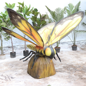 Jardin d'intérieur, modèle d'insectes papillon volant animatronique électrique réaliste, attractions de musée - Product Image 4