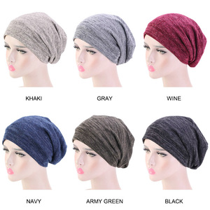 Nouvel arrivage de bonnet de sommeil en jersey de qualité supérieure bonnet de <span class=keywords><strong>chimio</strong></span> en satin doublé de soie bonnet de cheveux pour femmes bonnet <span class=keywords><strong>turban</strong></span> TJM-449 - Product Image 6