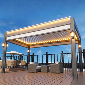 <span class=keywords><strong>Gazebo</strong></span> para Patio, Sala Exterior de <span class=keywords><strong>3x3</strong></span> 4x4m, Pérgola de Aluminio con Recubrimiento en Polvo, <span class=keywords><strong>Cortinas</strong></span> Resistentes al Viento, Pérgola para Exteriores - Product Image 6