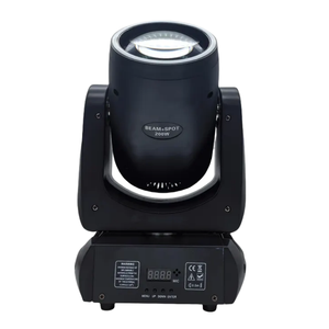 <span class=keywords><strong>Lyre</strong></span> à tête mobile 6+12 prismes 200W avec faisceau LED <span class=keywords><strong>et</strong></span> effet anneau halo DMX pour scène - Product Image 2