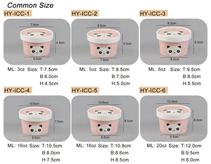 RTS <strong>Disposable</strong> Custom Logo 4oz 5oz 6oz Kids Mini Paper Ice Cream <strong>Cups</strong> Food Packaging <strong>Cute</strong> Ice Cream <strong>Cup</strong> With Lid and Spoon - Product Image 5