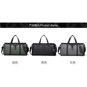 กระเป๋าคาดลำตัวกันน้ำขนาดใหญ่ สำหรับธุรกิจ/การเดินทางแบบสบายๆ และกีฬาฟิตเนส พร้อมช่องแยกของเปียก/แห้ง สำหรับการพักอาศัย - Product Image 4