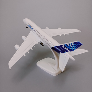 โมเดลเครื่องบินต้นแบบเครื่องบินแอร์บัสแบบแข็งขนาด20ซม. ทำจากอัลลอย <span class=keywords><strong>A380</strong></span> - Product Image 2