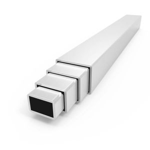 Le <span class=keywords><strong>tube</strong></span> <span class=keywords><strong>carré</strong></span> en <span class=keywords><strong>aluminium</strong></span> extrudé varie en longueur dimensions personnalisées traitement de surface lisse pour les poteaux de cadres - Product Image 2