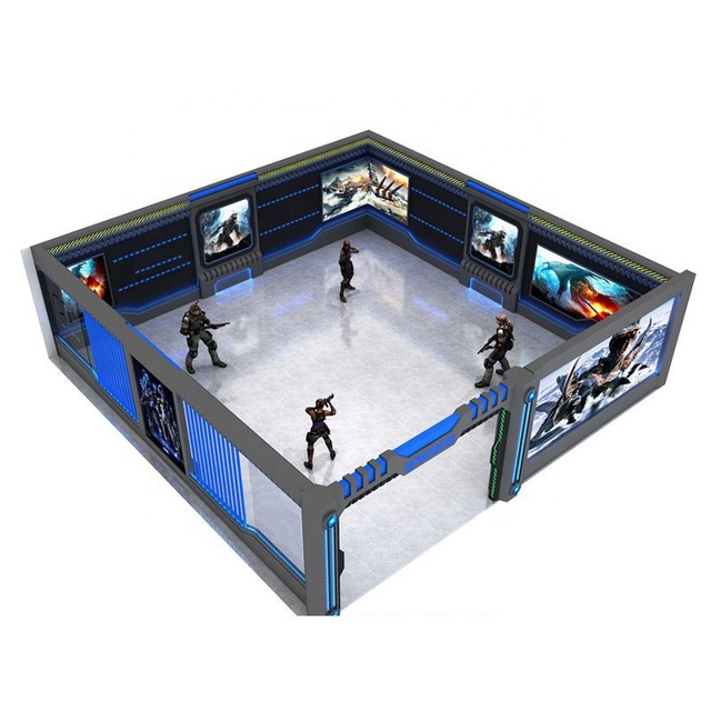 VR Arena 10 Players Shooting Games Platform 9d Vr Shooting Game Machine Free Walking Big Space Multiplayer Aracde Simulator