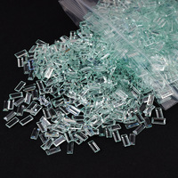 500g 3*7 Diamantes de imitación acrílicos con parte trasera plana tipo carámbano, Suministros para manualidades DIY y joyería geométrica