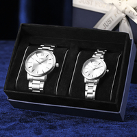 Cadeaux de la Saint-Valentin pour les couples amoureux, montres à quartz, bracelet en acier inoxydable, mouvement japonais, collection de haute qualité