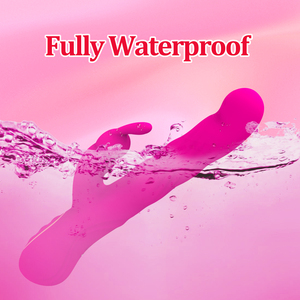 Vibrador de conejo recargable de alto rendimiento con función de empuje Estimulador de clítoris de punto G para adultos - Product Image 5