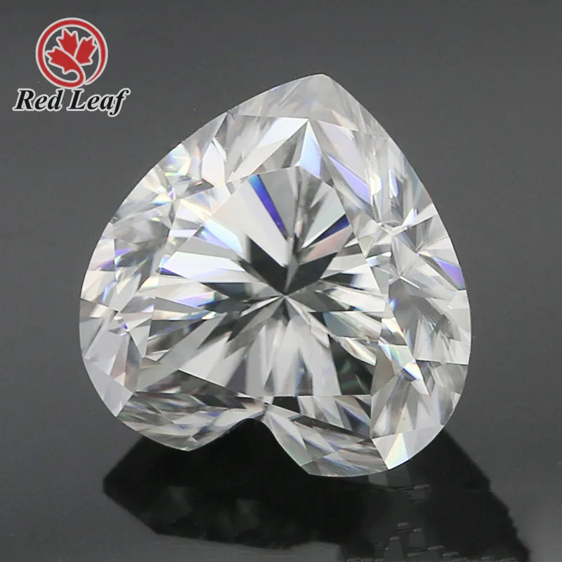 Redleaf-diamante de moissanita, Diamante de moissanita, suelto, 8x8, precio al por mayor