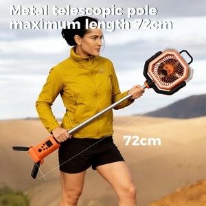 Ventilador de Aire Refrigerante con Control Remoto de 4 Velocidades, Portátil, 20000mAh, Ventilador de Mesa para Camping, Banco de Energía, Recargable, Ventilador de Camping para Exteriores - Product Image 2
