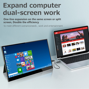 Monitor Portátil con Pantalla Táctil de 15.6 Pulgadas con Superficie de Vidrio como Pantalla Externa para Computadora, Laptop, Teléfono y Juegos - Product Image 3