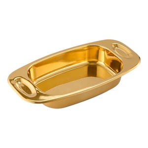 Plat de service <span class=keywords><strong>rectangulaire</strong></span> profond, style coréen minimaliste, polyvalent, à double poignée, fond plat, pour poisson grillé, pot sec commercial et écrevisses - Product Image 5
