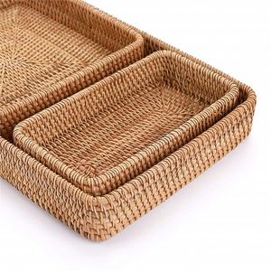 <span class=keywords><strong>Rattan</strong></span> yüzer tepsi havuz için yüksek kalite servis tepsileri büyük daire 3 adet cadılar bayramı merkezi dekorasyon Bohemia Ratttan - Product Image 3