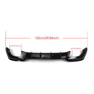Pare-chocs arrière Diffuseur Lip Body Kit Spoiler Pour <span class=keywords><strong>BMW</strong></span> Série 3 G20 YOFER Style Noir - Product Image 2