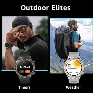 Mode Herren Smart Wearables GK81 IPS Touchscreen IP68 Wasserdicht <span class=keywords><strong>100</strong></span> Sport modus Outdoor mit Taschenlampe Smartwatches - Product Image 2