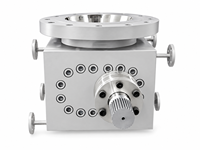 Pompe à engrenages pour fond de réacteur en acier à outils, directement de l'usine, pour transfert de polymères et ligne de traitement chimique, 5-54000cc/r