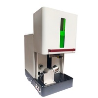 Raycus Max Machine de marquage laser de bureau 20W facile à utiliser Impression rotative pour coques de téléphone Anneaux Métal Artisanat Gravure laser