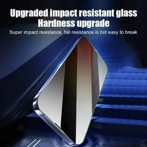 อุปกรณ์ป้องกันหน้าจอเพื่อความเป็นส่วนตัวสำหรับ iPhone 16 14 11 12 <span class=keywords><strong>13</strong></span> 15 PRO MAX 7 8 PLUS MINI X XR 17กระจกป้องกันคนแอบมอง - Product Image 4