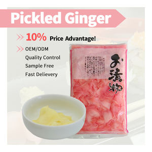 Fournisseur chinois de cuisine japonaise en <span class=keywords><strong>gros</strong></span>, gingembre mariné en tranches, saveur aigre, gingembre mariné rose pour sushi - Product Image 2