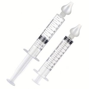 Jeringa e irrigador nasal para bebés con aspirador, de PP y silicona ecológicos, diseño ergonómico, nuevo para 0-24 meses - Product Image 4