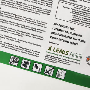 ड्रम और थोक कंटेनरों के लिए वेदरप्रूफ सिंथेटिक सामग्री uv और रासायनिक प्रतिरोधी बड़े कीटनाशक लेबल - Product Image 4