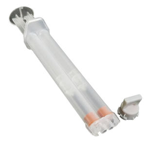 छोटी क्षमता के लिए एक प्लास्टिक मैनुअल पुश प्लास्टिक ट्यूब, 5 मिलीलीटर, 14 मिलीलीटर, पीपी प्लास्टिक राउंड मुंह, 1:1 छोटे रबर सिलेंडर - Product Image 5