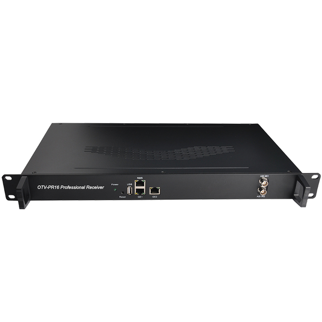 Satellite TV Headend FTA 16 Channel DVB S2 S2X to IP Gateway Decoder SPTS MPTS UDP Multicast Professional Receiver