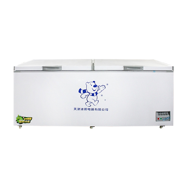 400-800L Chest Freezer Large Capacity Horizontal Chest Freezer Super Good Quality Deep Commercial Freezer Refrigerator